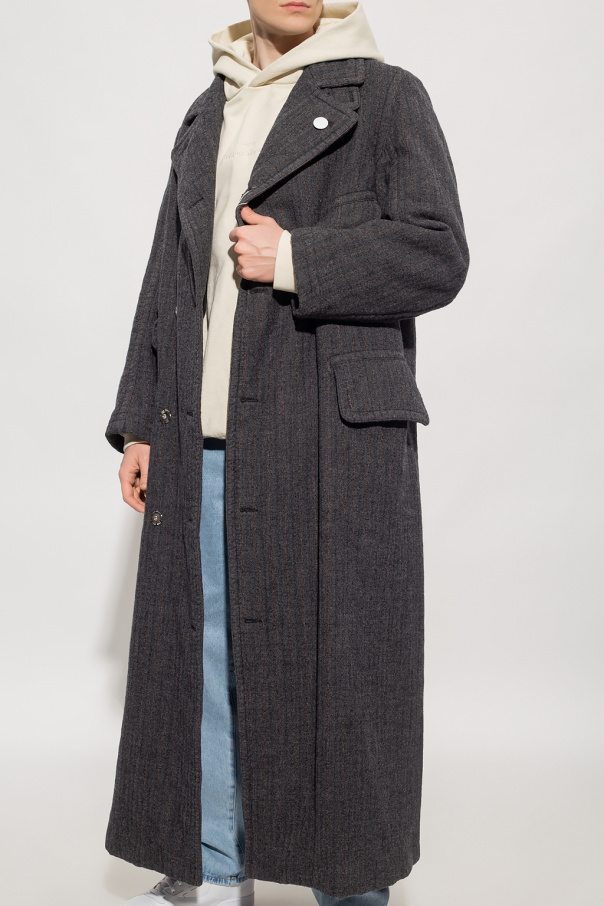 Grey Wool coat Maison Margiela - CamaragrancanariaShops Bangladesh